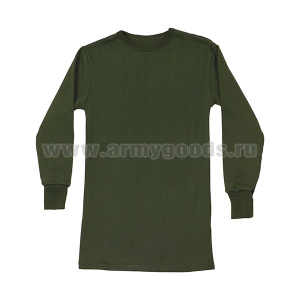 Фуфайка зим. х/б с начесом оливковая детская 