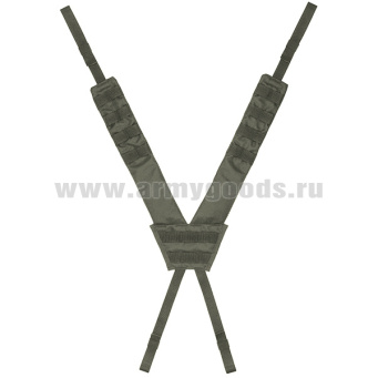 Лямки плечевые "сбруя" (для разгрузочной системы "Тактик") оливковые (с системой крепления "MOLLE")