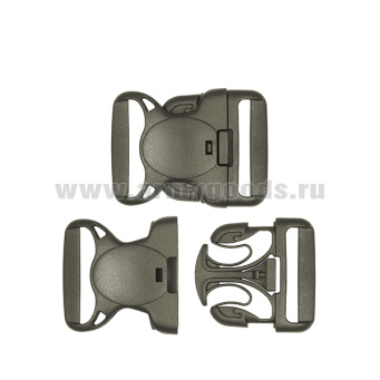 Пряжка пласт. (фастекс) 50 мм с усиленной фиксацией (хаки)