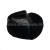 Шапка иск. мех черная, верх - ткань черная (оксфорд)