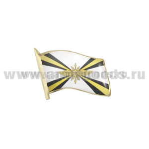 Значок мет. Флажок Войска связи (смола, на пимсе)