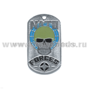 Жетон (нерж. ст., эмал.) NATO forces
