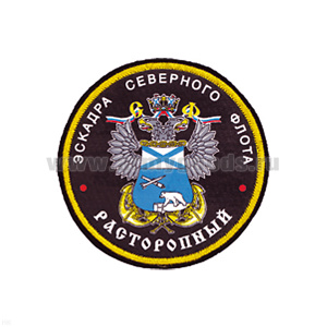 Шеврон шелкография Эскадра СФ Расторопный