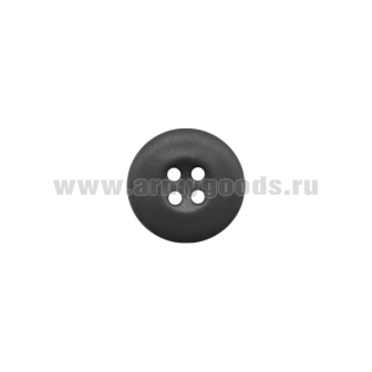 Пуговица пласт. НАТО 17 мм черная