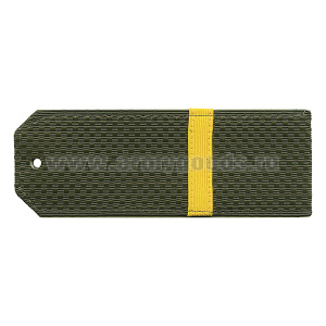 Погоны оливк. с нашитым желт.шелковым галуном (ефрейтор) на пластике
