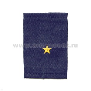 Ф/пог. синие (ГИБДД) вышит. желт. (мл. лейтенант)