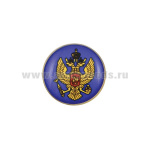 Значок мет. Орел ФСБ (мал., круглый, смола, на пимсе)