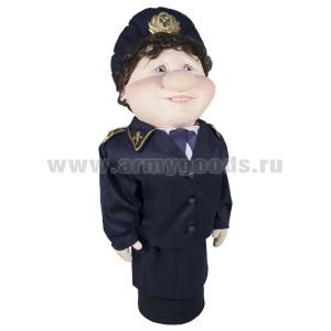 Кукла под бутылку (высота 52 см) Проводница