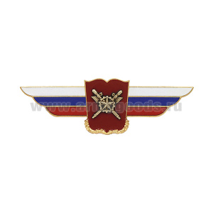 Значок мет. Должностной знак начальника военной академии (Материально-техническое обеспечение ВС РФ) №135