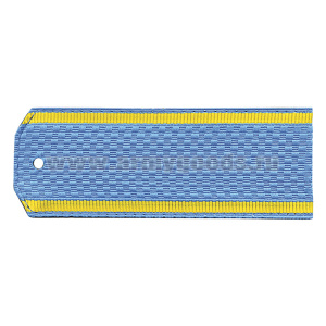 Погоны голуб. курсант. без «К» кант желтый (ВВС)