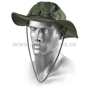 Панама (ткань Rip-Stop с сетчатыми вставками) оливковая (Кит.)