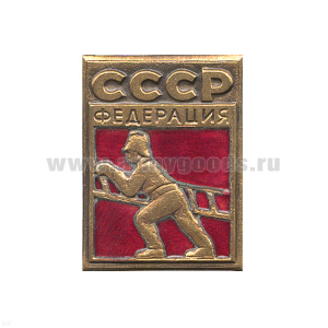 Значок мет. Пожарная федерация СССР, гор. эм.
