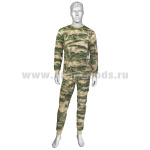 Белье зимнее х/б с начесом "мох" (A-TACS FG) (фуфайка и кальсоны) р-ры с 62