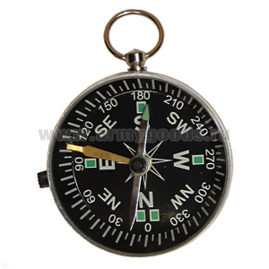 Компас мет. (d = 4,5 см) с фиксатором стрелки (без крышки)