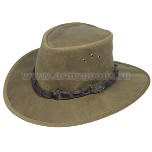 Шляпа (замша из кожи буйвола) горчичн. (510PC) пр-во ЮАР