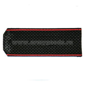 Погоны черн. красн. кант