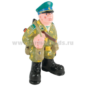 Фигурка гипсовая Пограничник со снаряжением