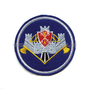 Шеврон вышит. ГУССТ при Спецстрое по Северо-Западному федеральному округу