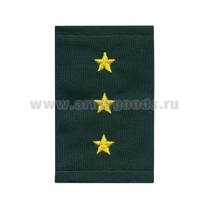 Ф/пог. Росгвардия (расцв. "Сосна") вышит. желт. (ст. прапорщик)