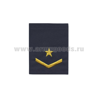 Ф/пог. Метрополитен (синие) вышит. желт. (1 лычка 1 звезда)