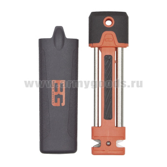 Точилка для ножей двойная (карбид и керамика) в пластиковом футляре