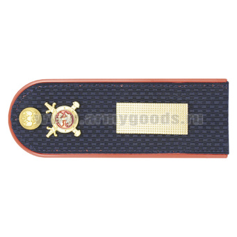 Погоны Полиции (ОВД) на китель, укомплектованные мет. фурнитурой (старшина) пластик